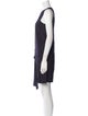 Tibi Scoop Neck Knee-Length Dress