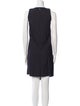 Tibi Scoop Neck Knee-Length Dress