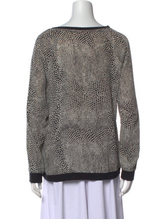 Tibi Silk Printed Sweatshirt