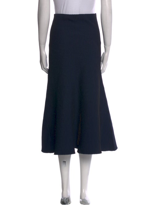 Tibi Striped Midi Length Skirt
