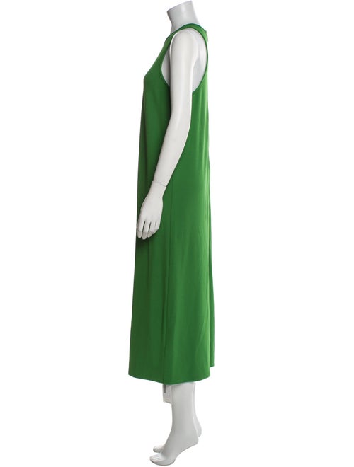 Tibi Crew Neck Long Dress