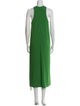 Tibi Crew Neck Long Dress