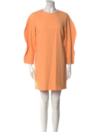 Tibi Crew Neck Mini Dress