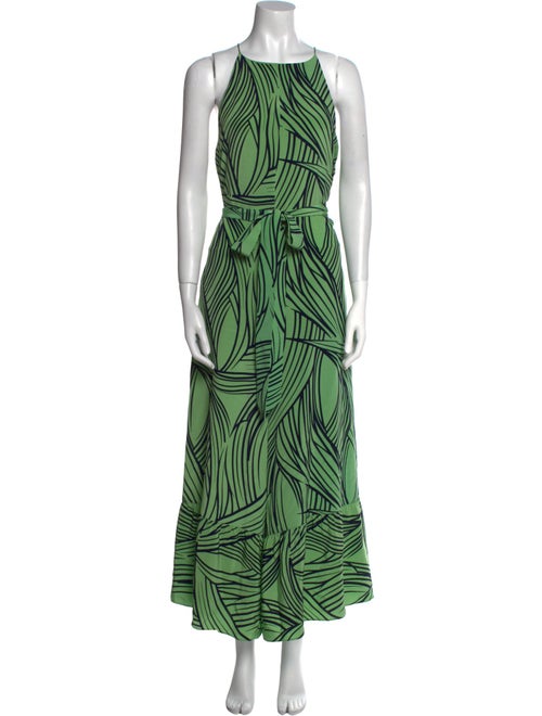 Tibi Silk Striped Jumpsuit