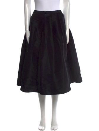 Tibi Silk Midi Length Skirt