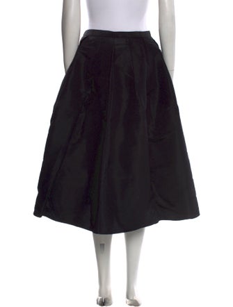 Tibi Silk Midi Length Skirt