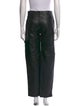 Tibi Leather Wide Leg Pants