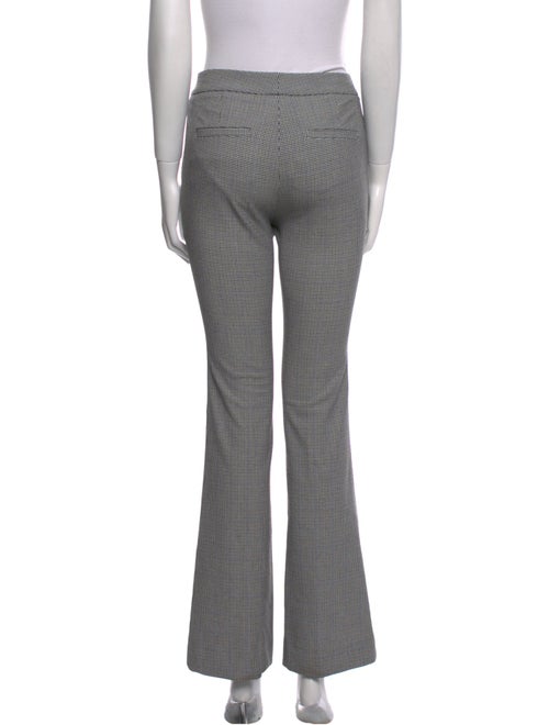 Tibi Houndstooth Print Wide Leg Pants