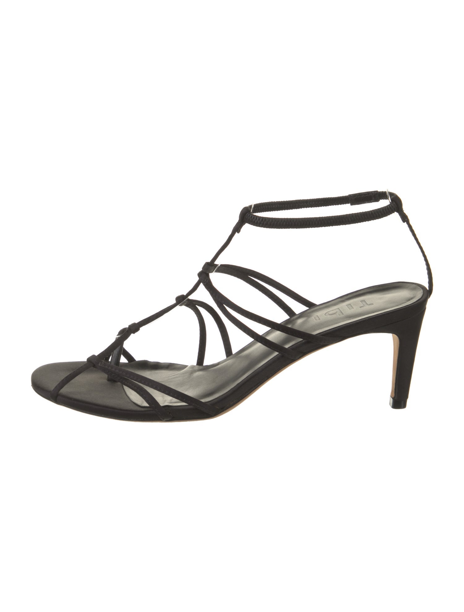 Tibi Satin Slingback Sandals