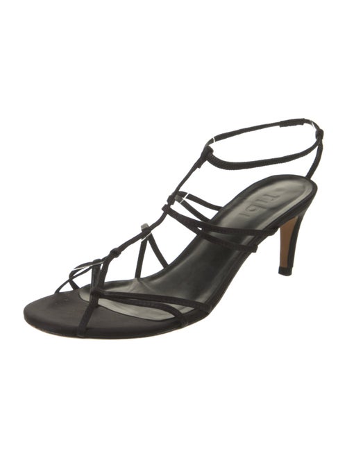 Tibi Satin Slingback Sandals