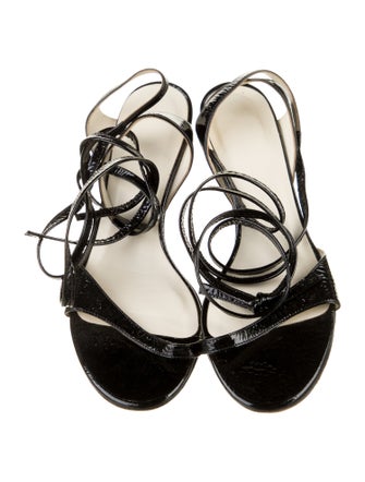 Tibi Patent Leather Sandals