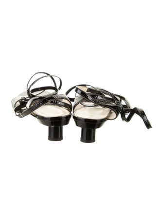 Tibi Patent Leather Sandals