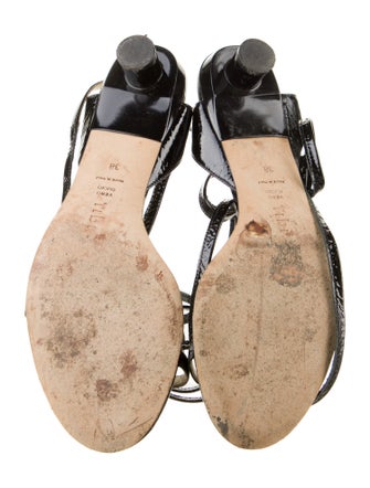 Tibi Patent Leather Sandals
