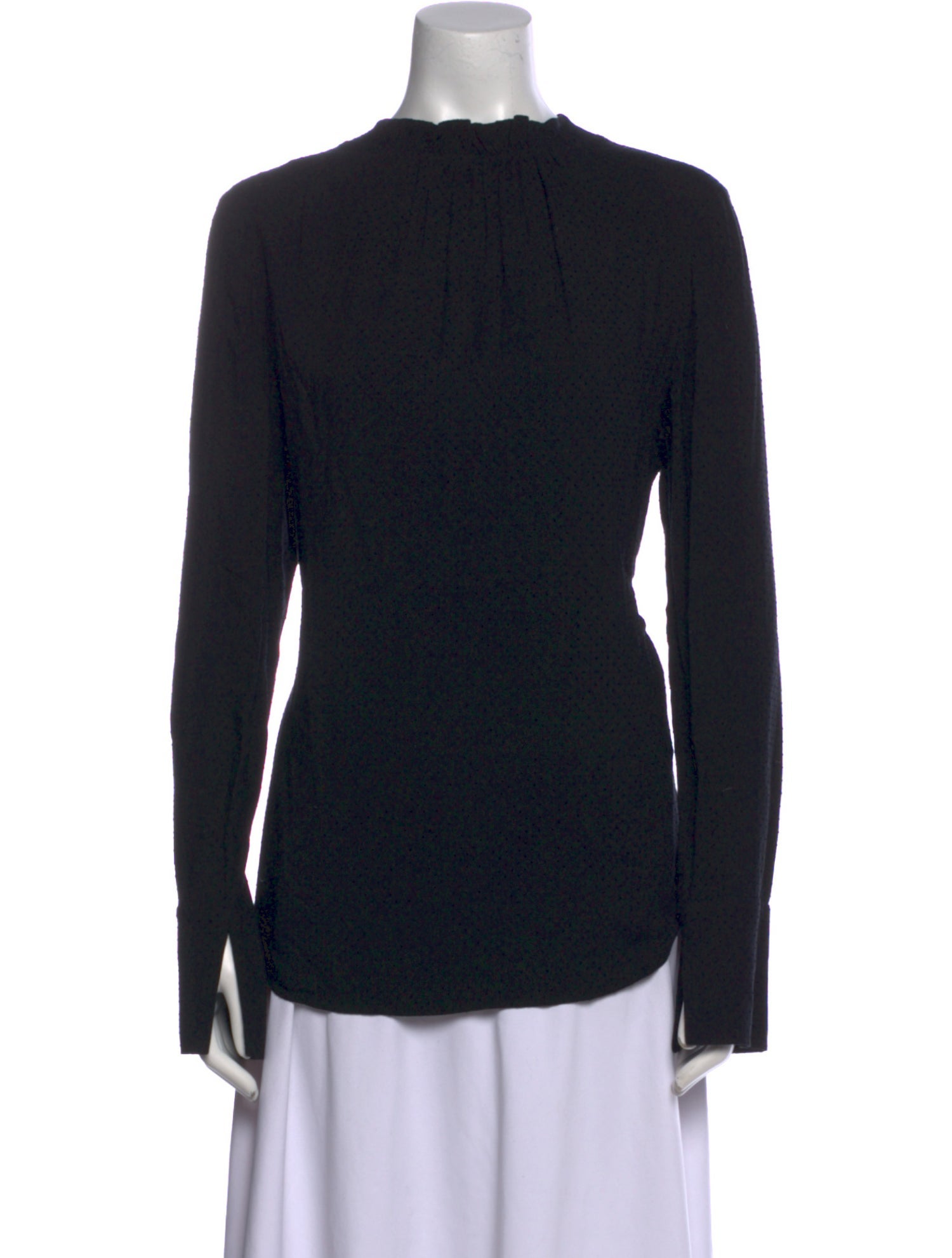 Tibi Crew Neck Long Sleeve Tunic