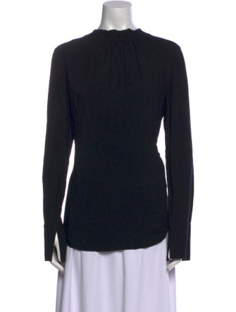 Tibi Crew Neck Long Sleeve Tunic