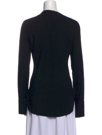 Tibi Crew Neck Long Sleeve Tunic