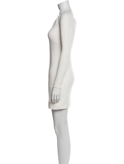 Tibi Bateau Neckline Mini Dress