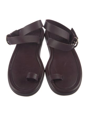 Tibi Leather Slingback Sandals