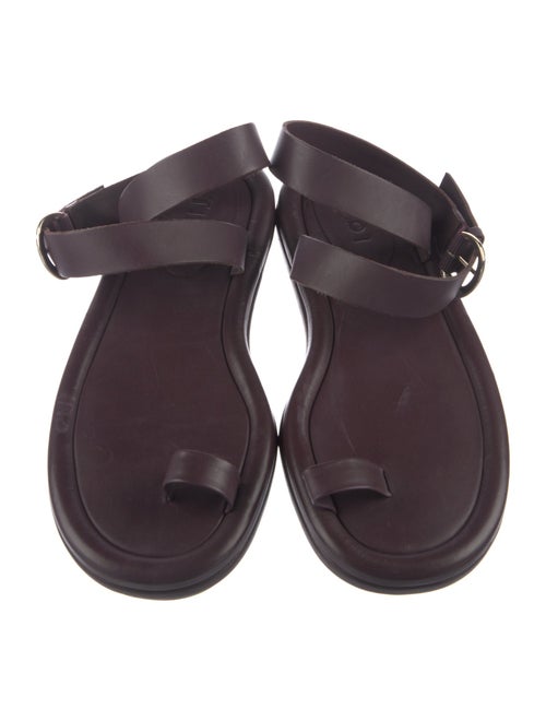 Tibi Leather Slingback Sandals