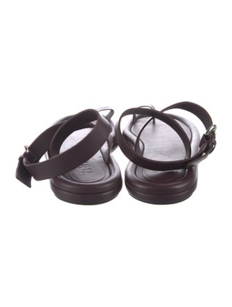 Tibi Leather Slingback Sandals