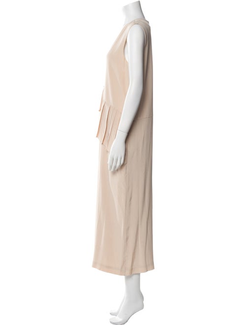 Tibi Silk V-Neck Jumpsuit