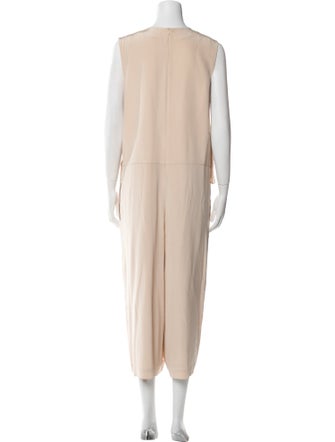 Tibi Silk V-Neck Jumpsuit