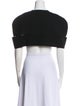 Tibi Wool Crew Neck Crop Top