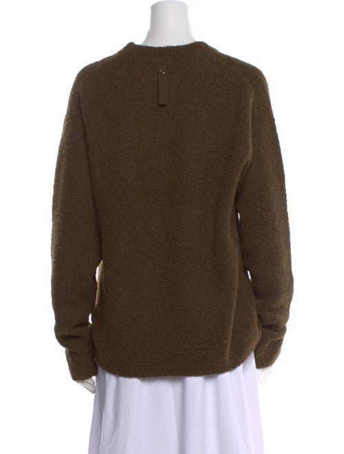 Tibi Alpaca Crew Neck Sweater