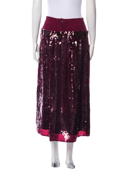 Tibi Silk Midi Length Skirt