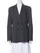 Tibi Linen Striped Blazer