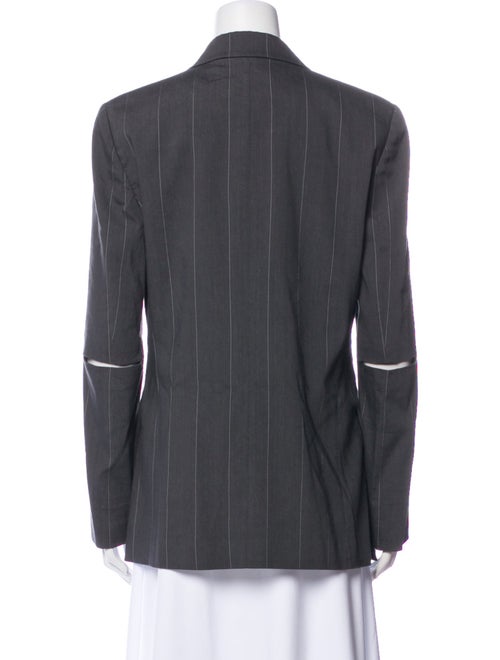 Tibi Linen Striped Blazer
