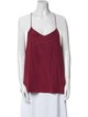 Tibi Silk V-Neck Top