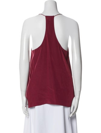 Tibi Silk V-Neck Top