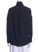Tibi Tie Neck Long Sleeve Blouse