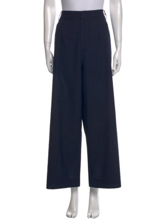Tibi Virgin Wool Wide Leg Pants
