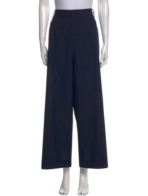 Tibi Virgin Wool Wide Leg Pants