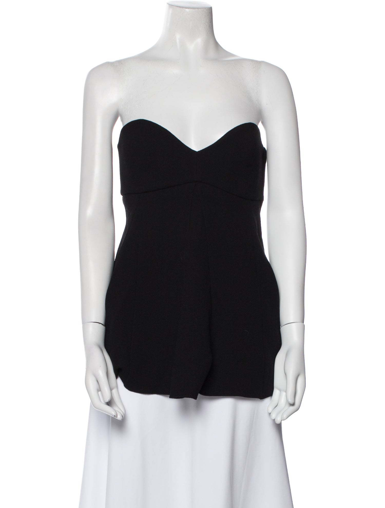 Tibi Wool Strapless Top w/ Tags