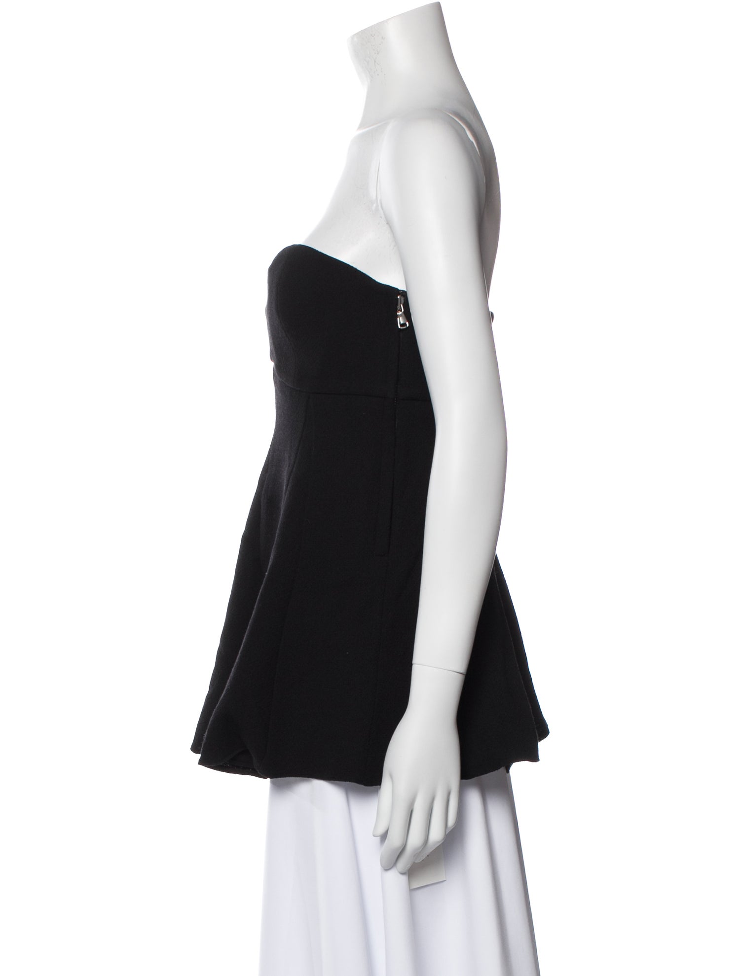 Tibi Wool Strapless Top w/ Tags