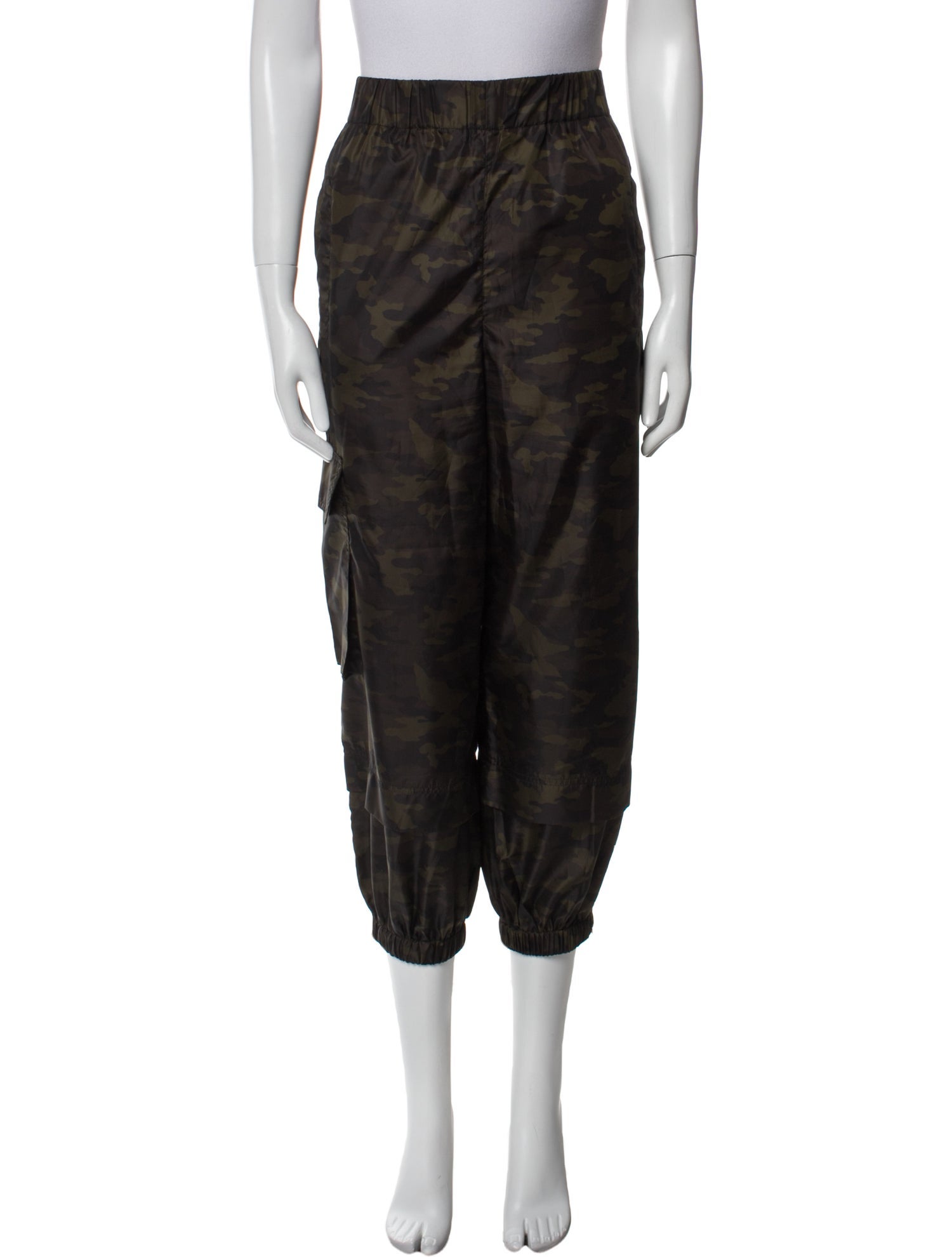 Tibi Printed Skinny Leg Pants