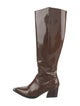 Tibi Patent Leather Riding Boots