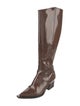 Tibi Patent Leather Riding Boots