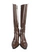 Tibi Patent Leather Riding Boots