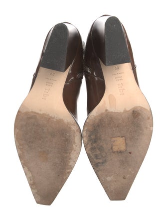 Tibi Patent Leather Riding Boots