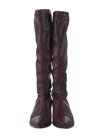 Tibi Leather Riding Boots