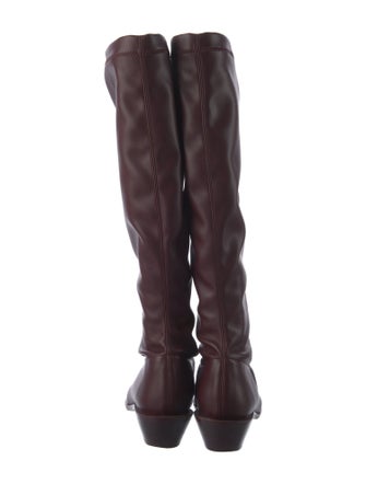 Tibi Leather Riding Boots