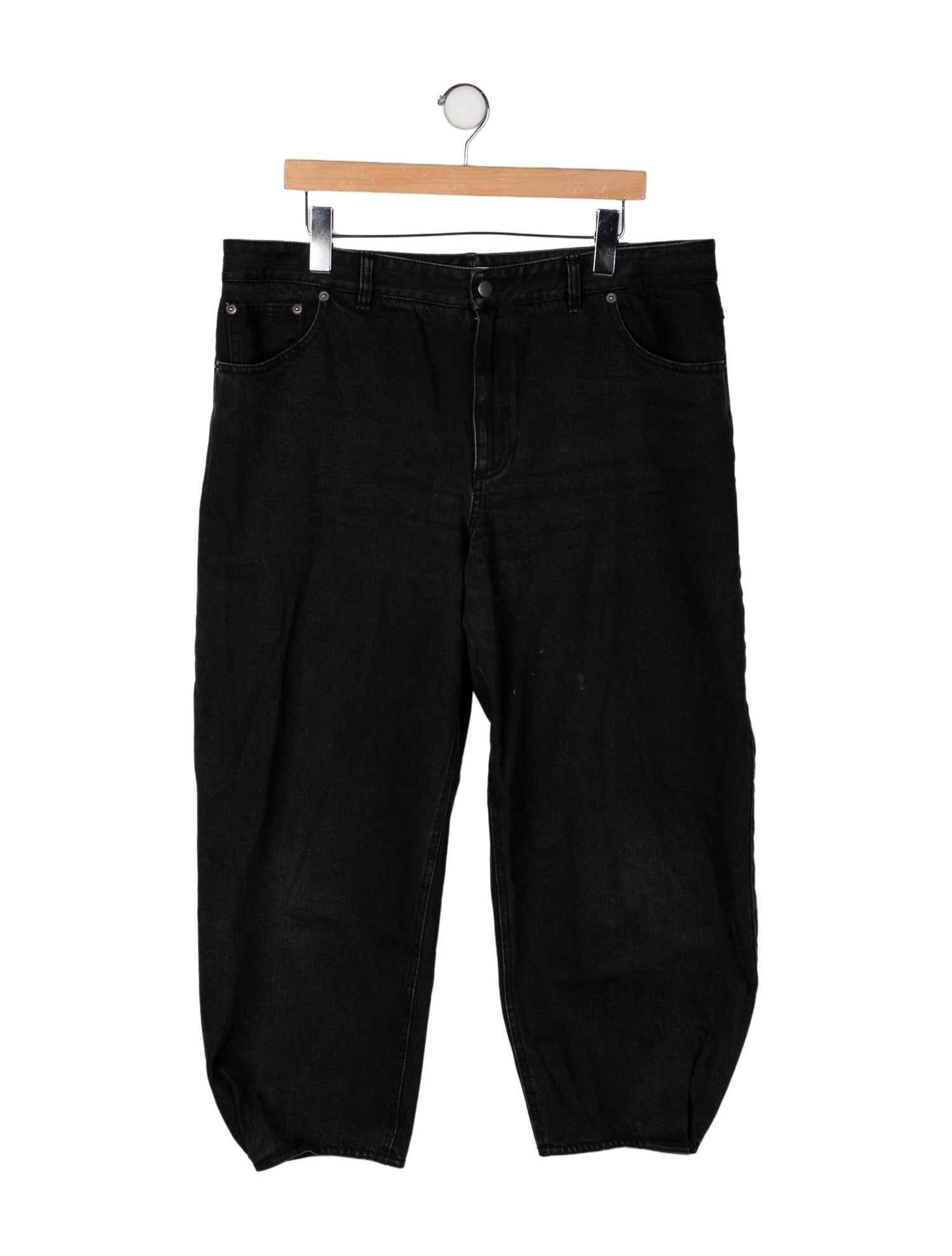 Tibi High-Rise Straight Leg Jeans