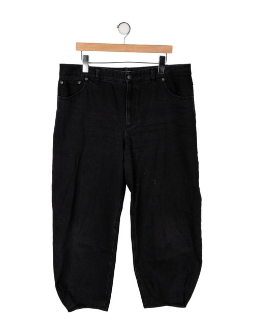 Tibi High-Rise Straight Leg Jeans