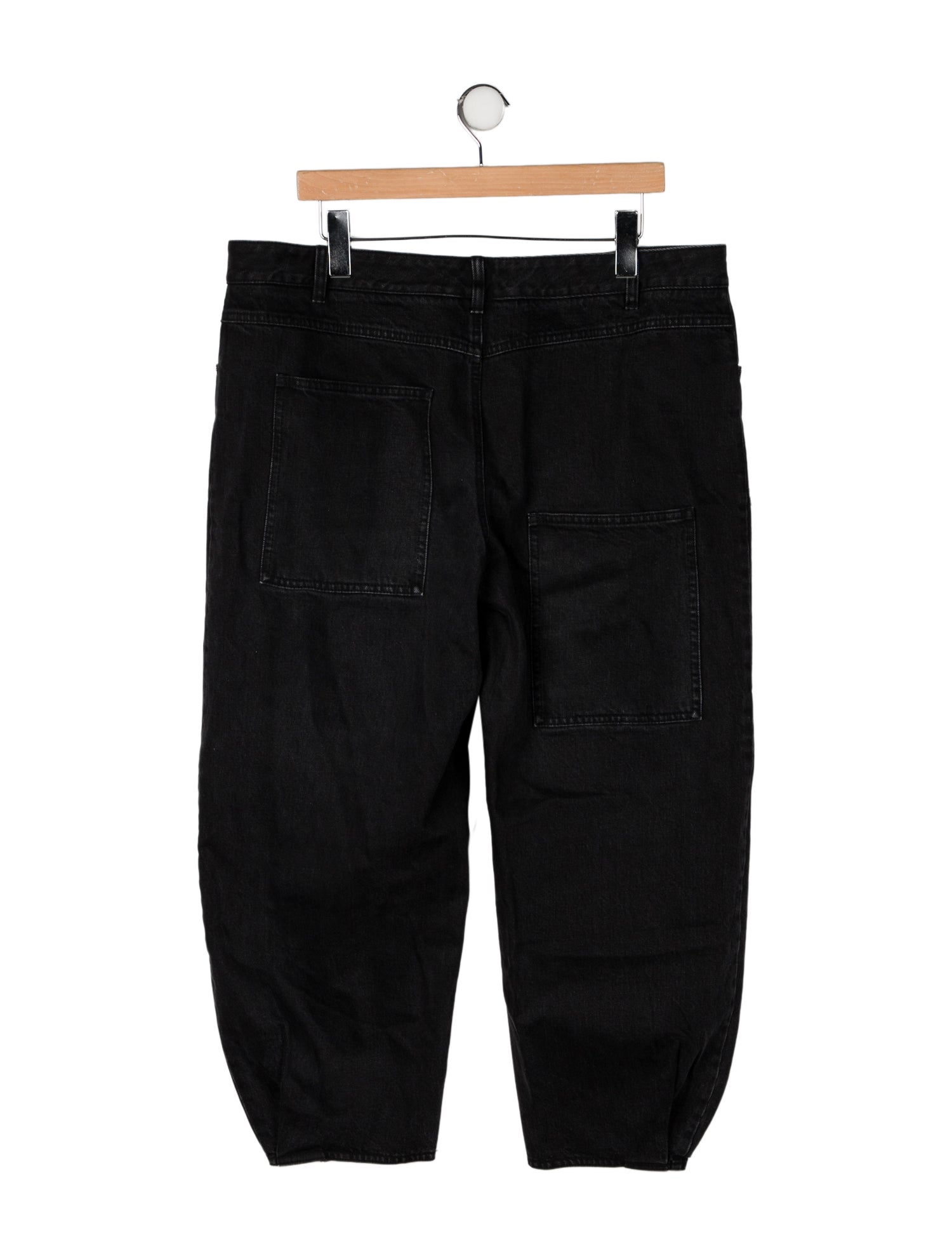 Tibi High-Rise Straight Leg Jeans