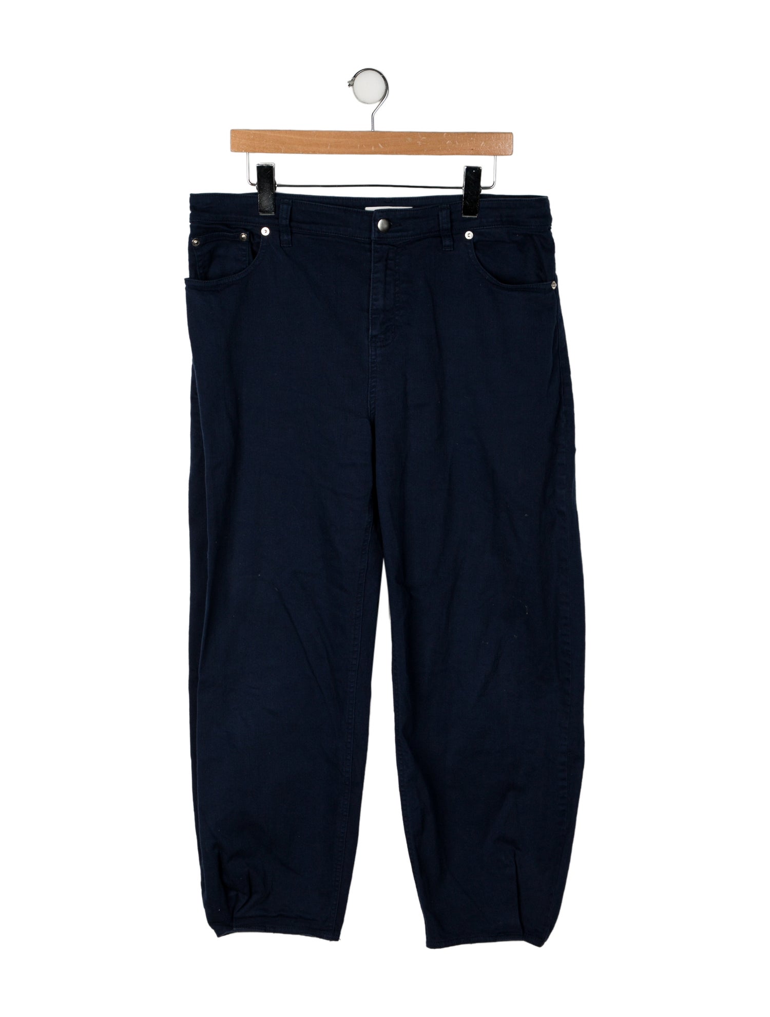 Tibi Mid-Rise Straight Leg Jeans