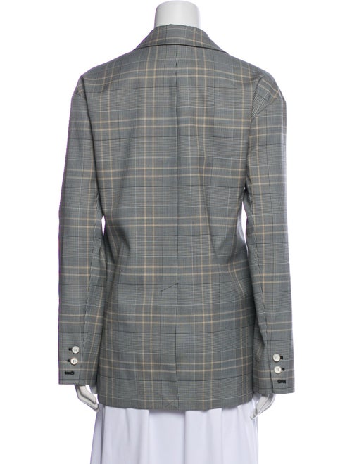 Tibi Plaid Print Blazer